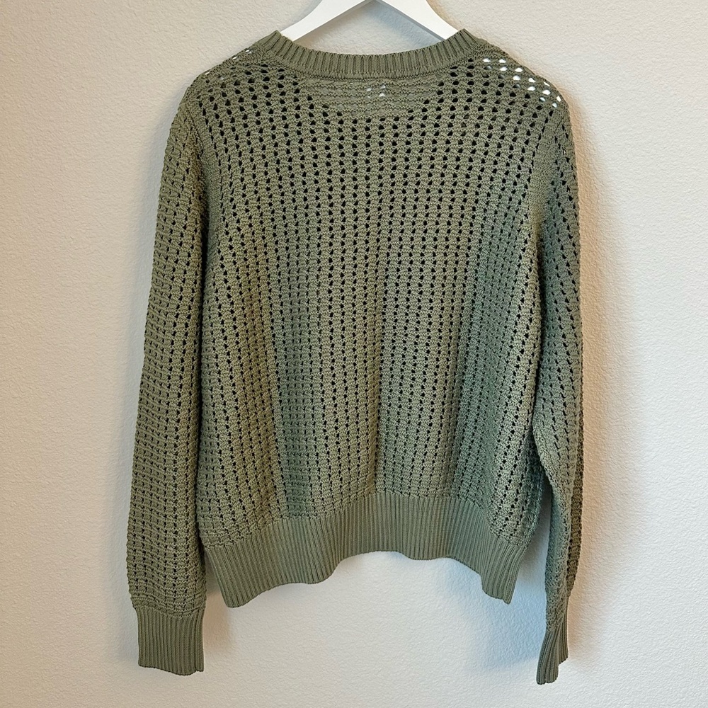 ☀️ New! GAP Crochet Crewneck Sweater - Picture 5 of 13